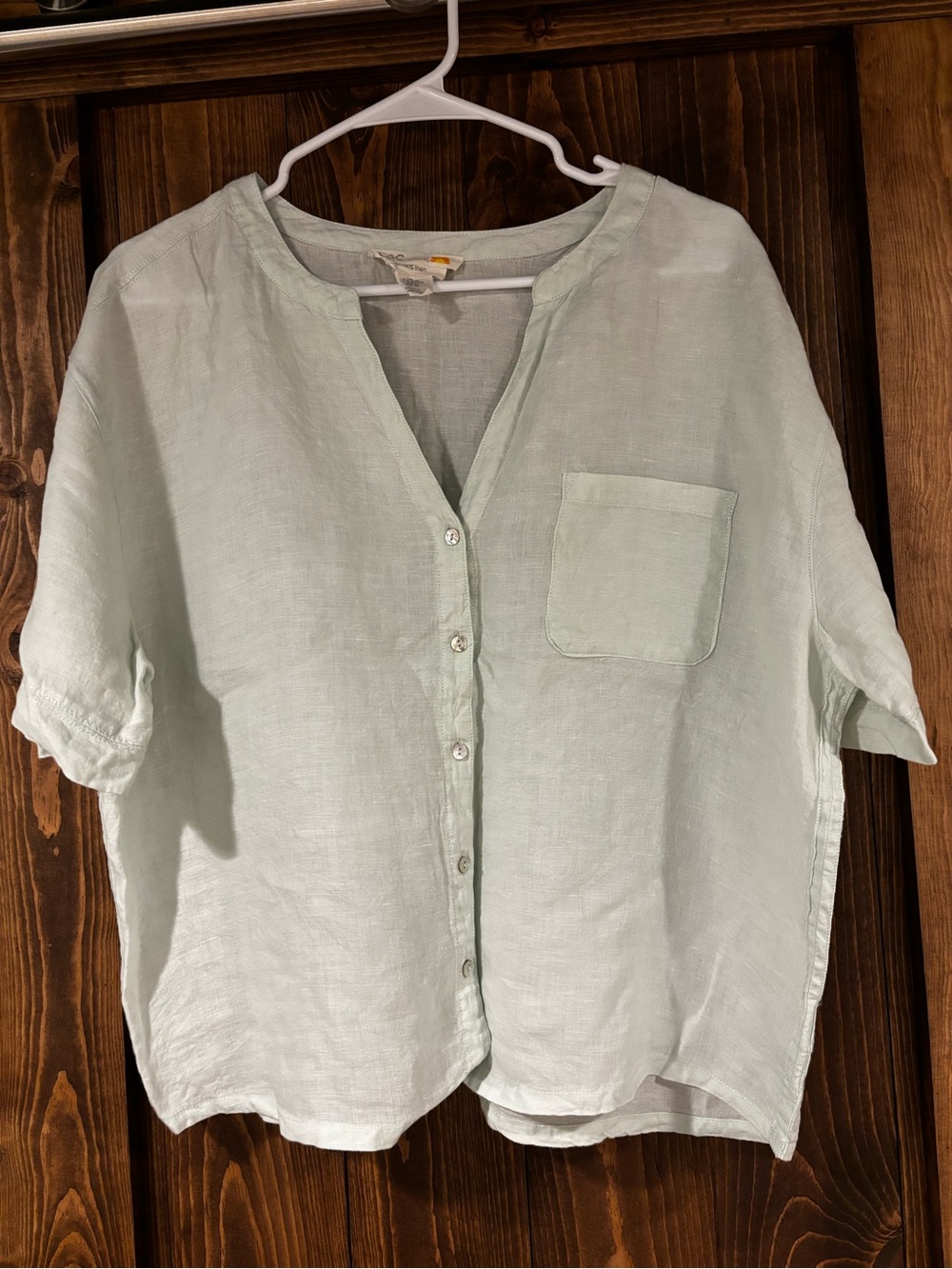 C&C California Linen Button Down Short Sleeve XL